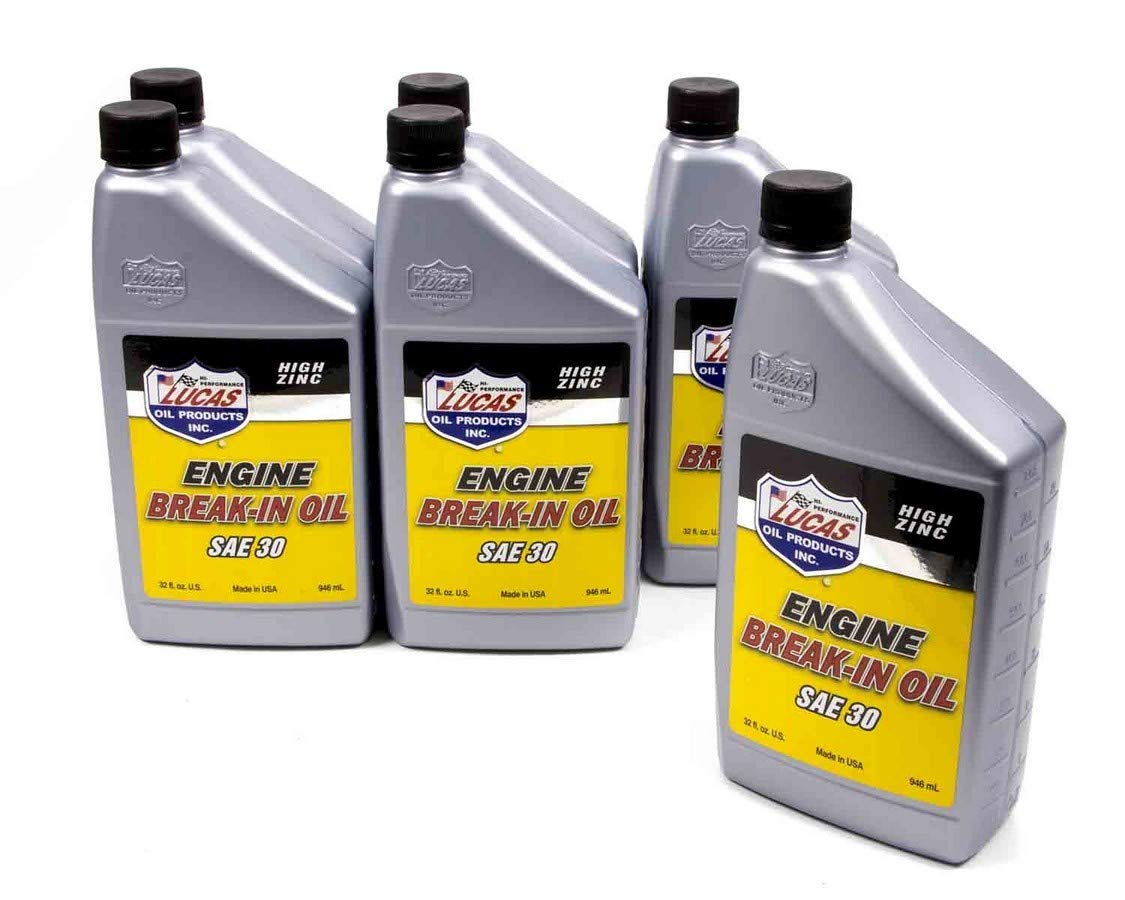 Lucas Oil 10631 SAE 30 Racing Engine Break-in Oil - 5 Quart