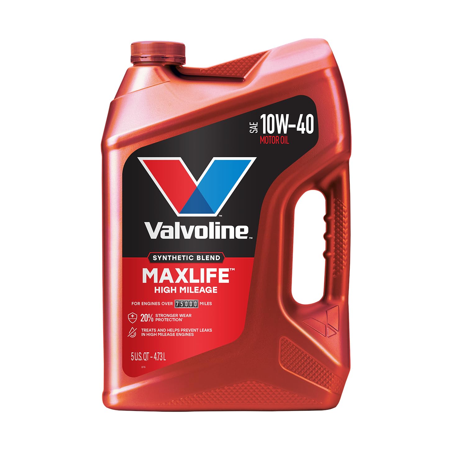 Valvoline MaxLife High Mileage 5W-30 Synthetic Blend Motor Oil 5 Quart