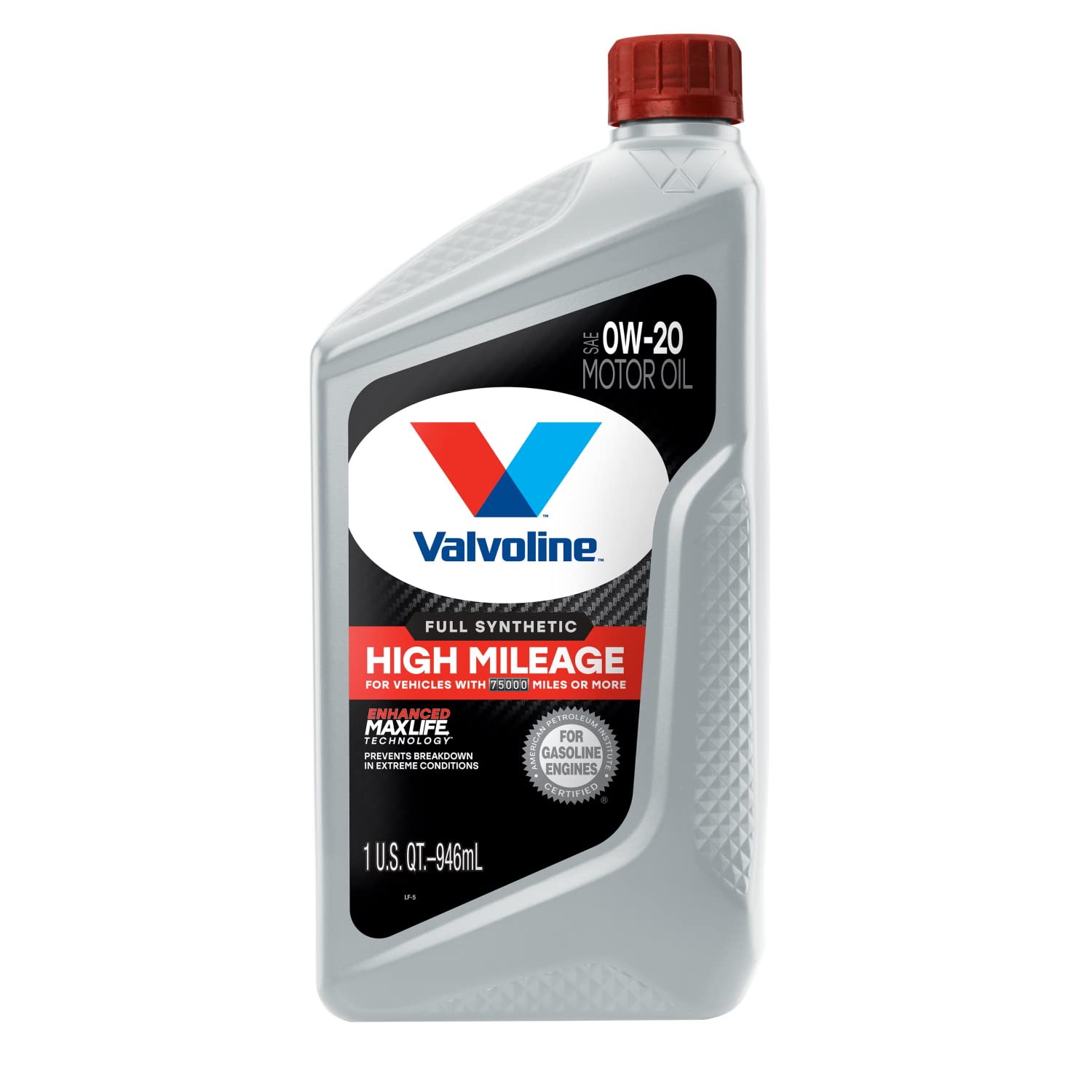 Valvoline MaxLife High Mileage 5W-30 Synthetic Blend Motor Oil 5 Quart