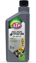 STP Premium Synthetic Blend 4 Cycle Small Engine Oil, SAE 10w30 Motor Oil for Lawnmowers, Generators, Tractors, Snow Blowers, and More, 32 fl oz