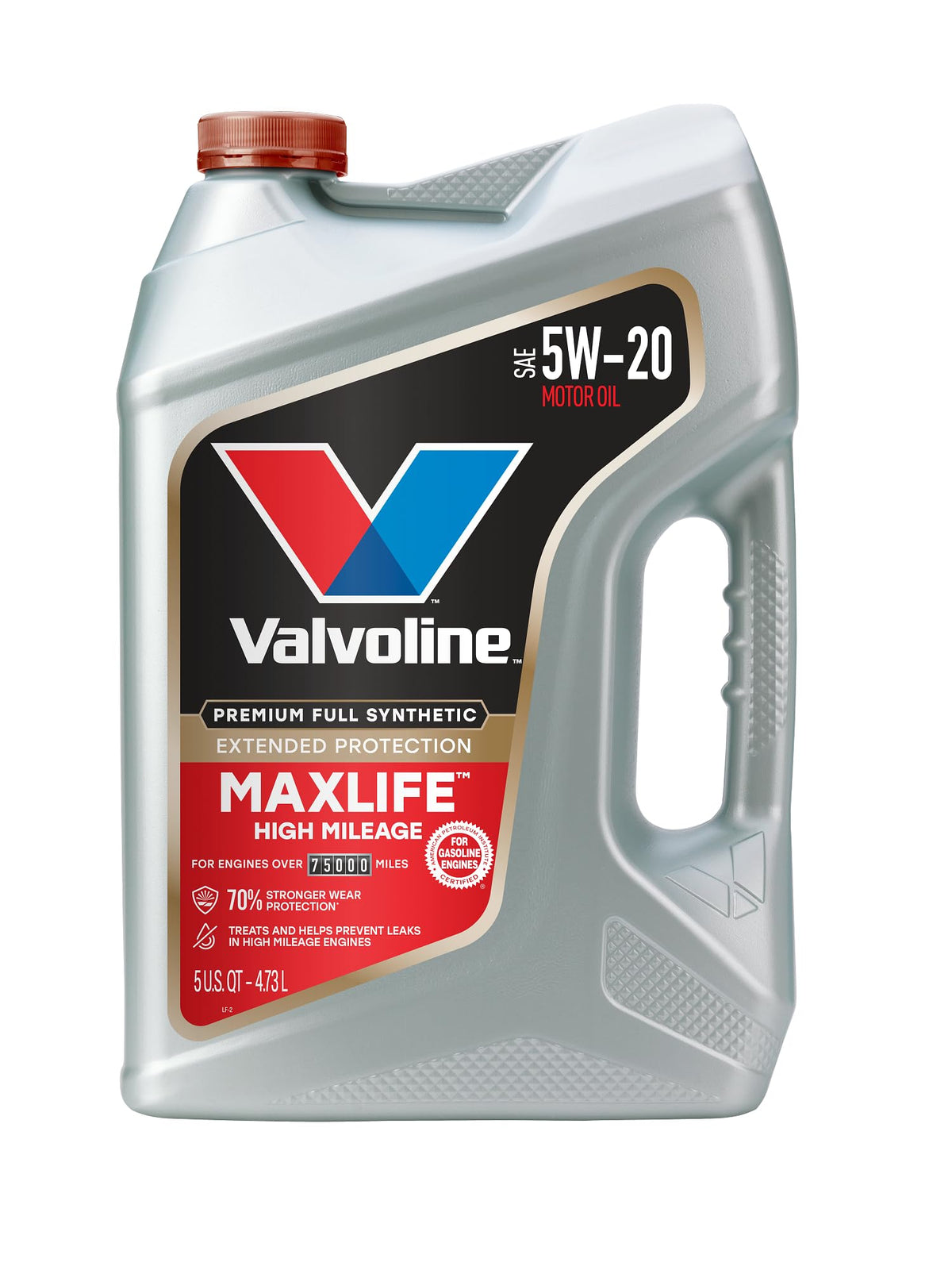 Valvoline MaxLife High Mileage 5W-30 Synthetic Blend Motor Oil 5 Quart