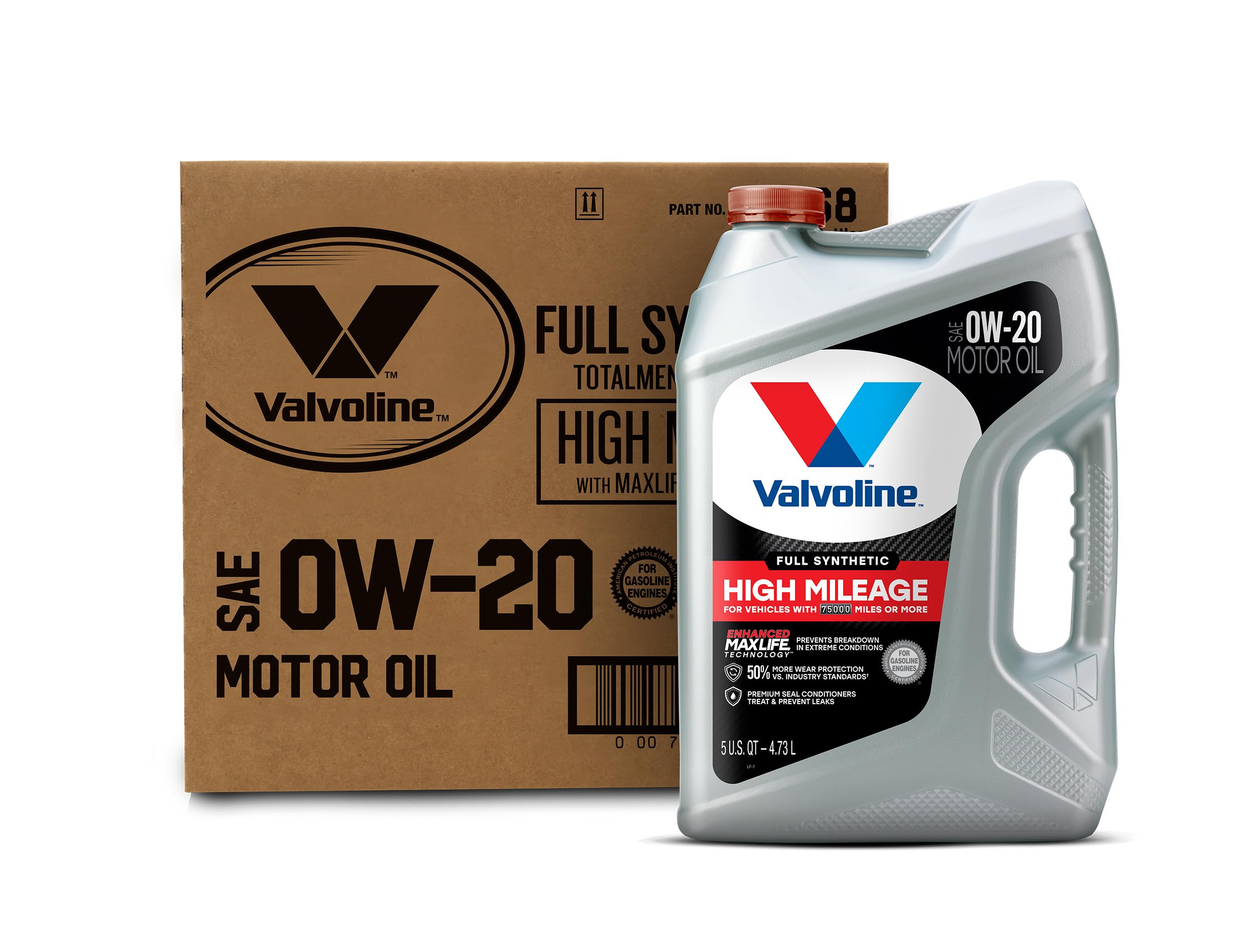 Valvoline MaxLife High Mileage 5W-30 Synthetic Blend Motor Oil 5 Quart