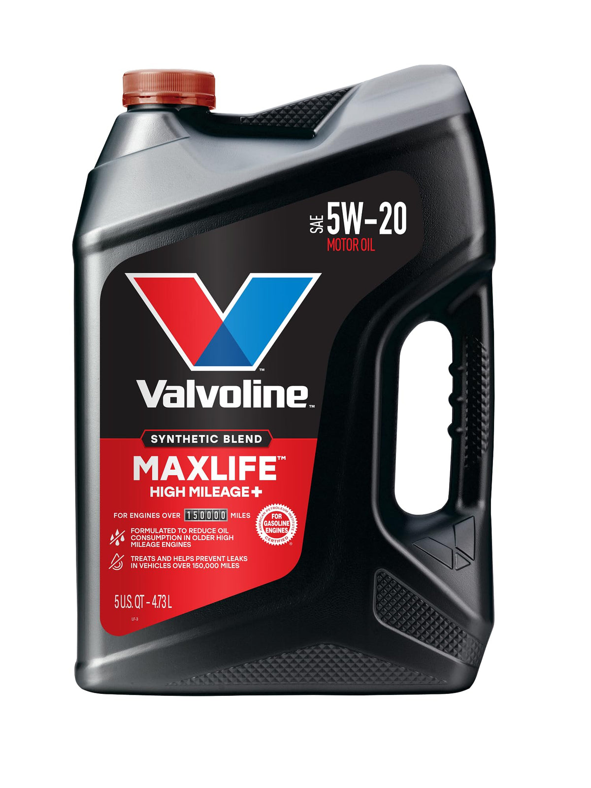 Valvoline MaxLife High Mileage 5W-30 Synthetic Blend Motor Oil 5 Quart