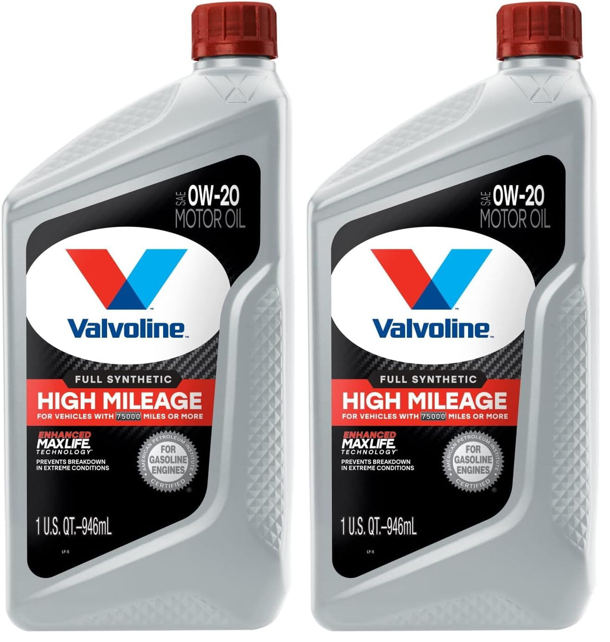 Valvoline MaxLife High Mileage 5W-30 Synthetic Blend Motor Oil 5 Quart