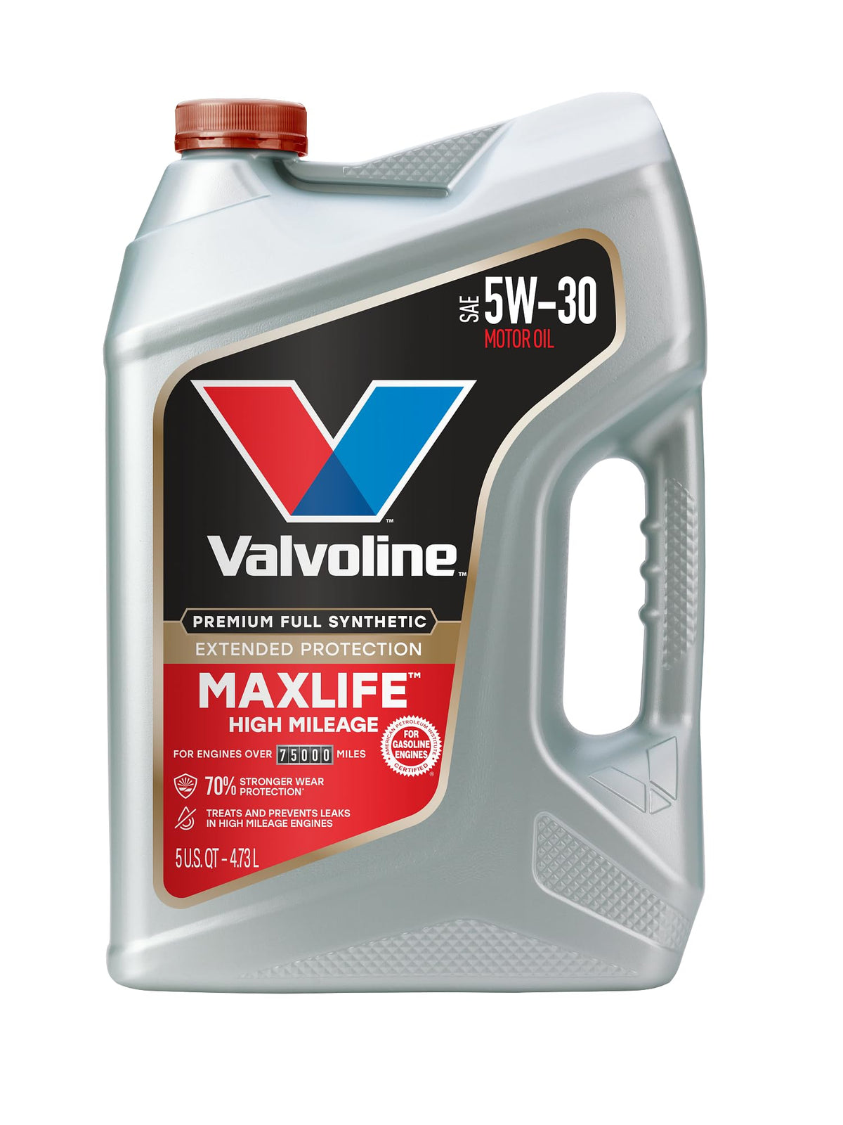 Valvoline MaxLife High Mileage 5W-30 Synthetic Blend Motor Oil 5 Quart