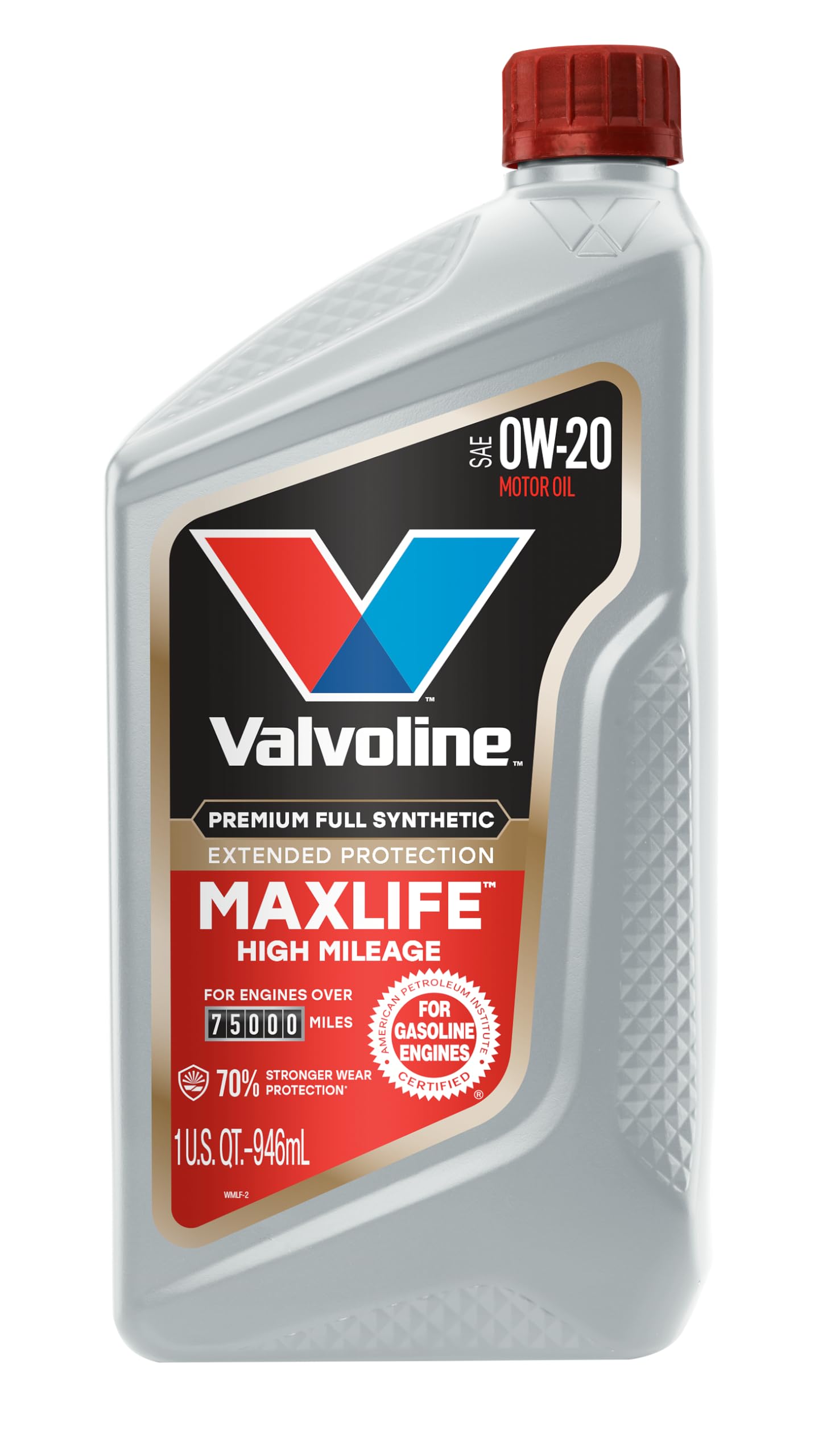 Valvoline MaxLife High Mileage 5W-30 Synthetic Blend Motor Oil 5 Quart