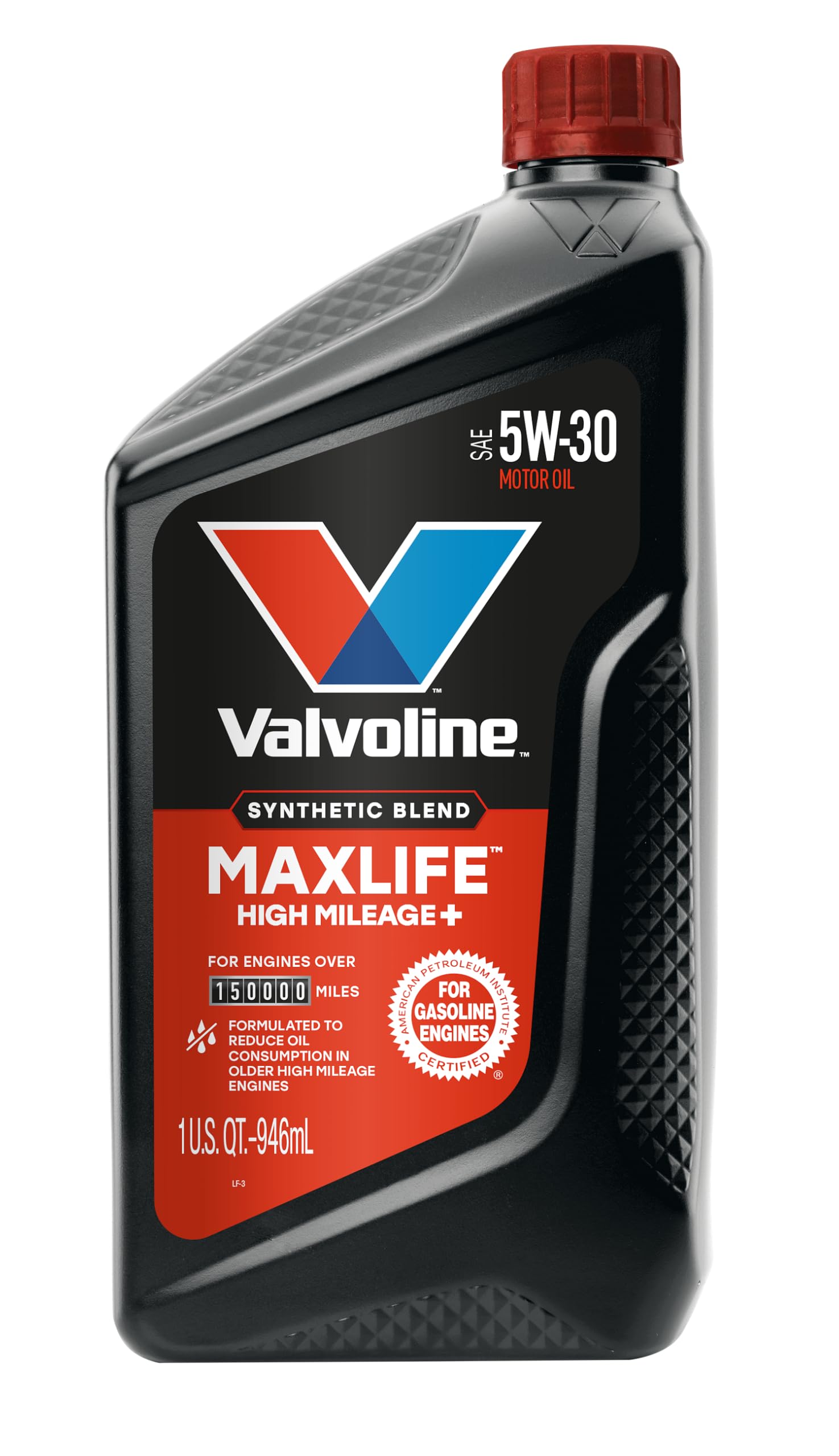 Valvoline MaxLife High Mileage 5W-30 Synthetic Blend Motor Oil 5 Quart