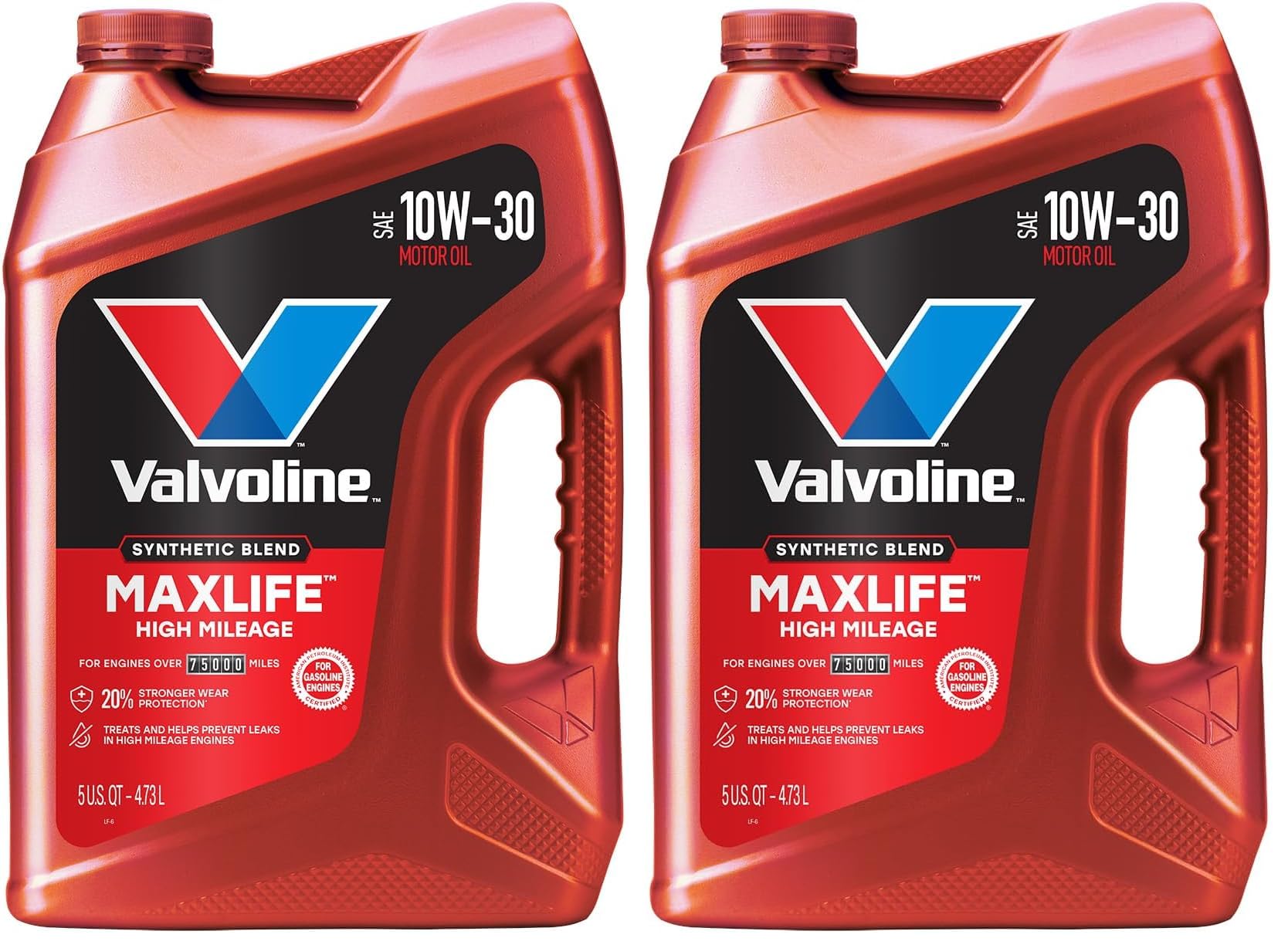 Valvoline MaxLife High Mileage 5W-30 Synthetic Blend Motor Oil 5 Quart