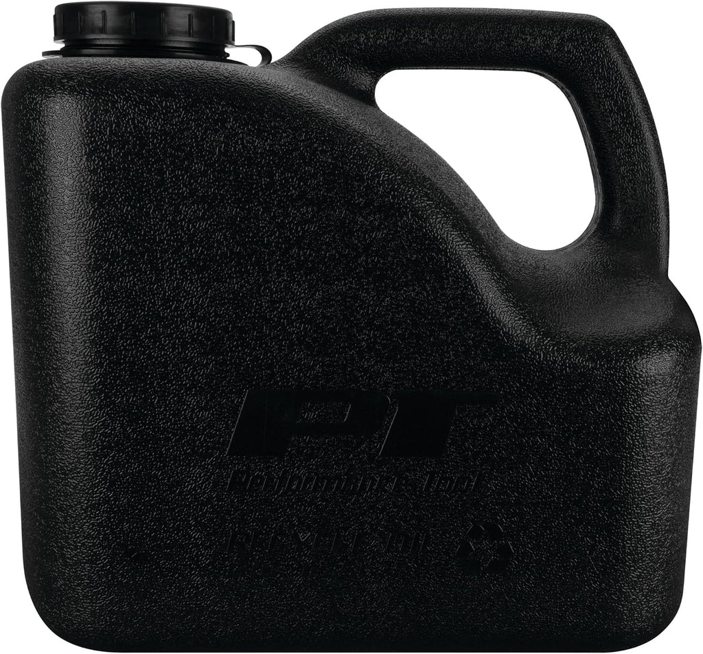 Performance Tool W4067 12-Quart Used Oil Transport Jug, Black | Automotive waste oil container for easy recycling. Chemical resistant with integrated handle and wide mouth